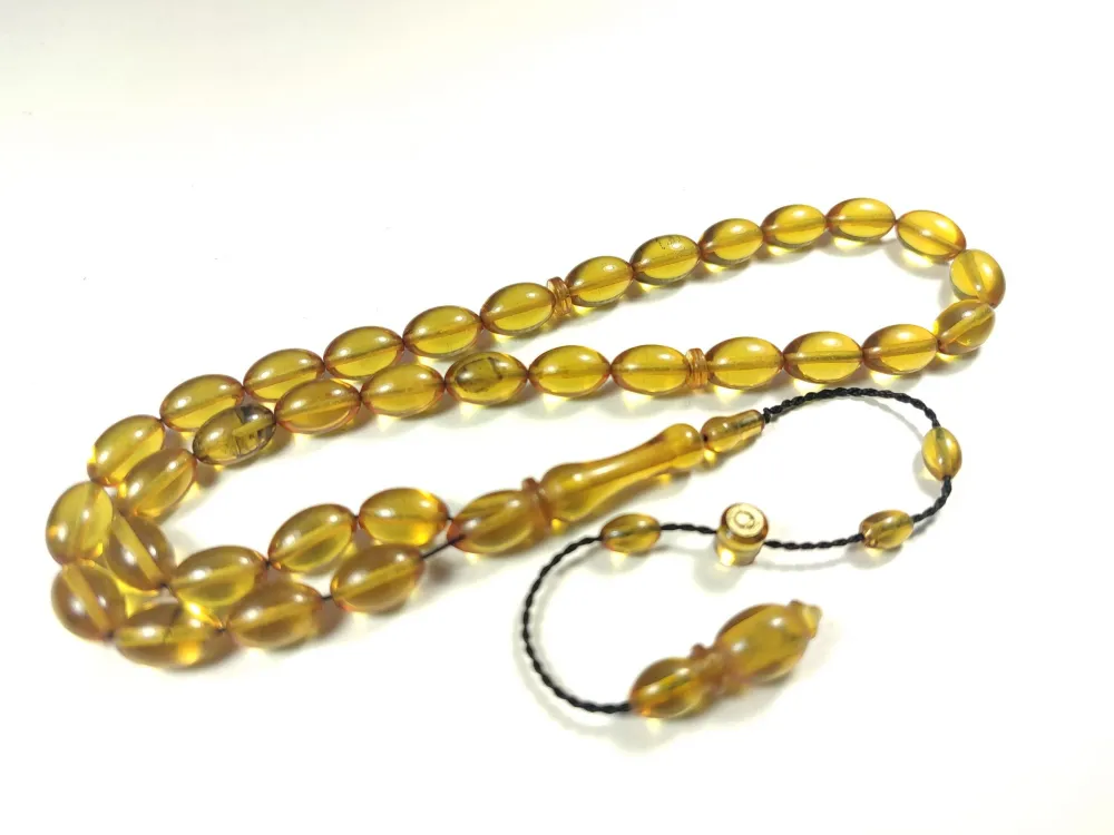 Mesut Elma Usta İşi̇ İmzalı Mühürlü Ateş Kehri̇bar küçük resim 3