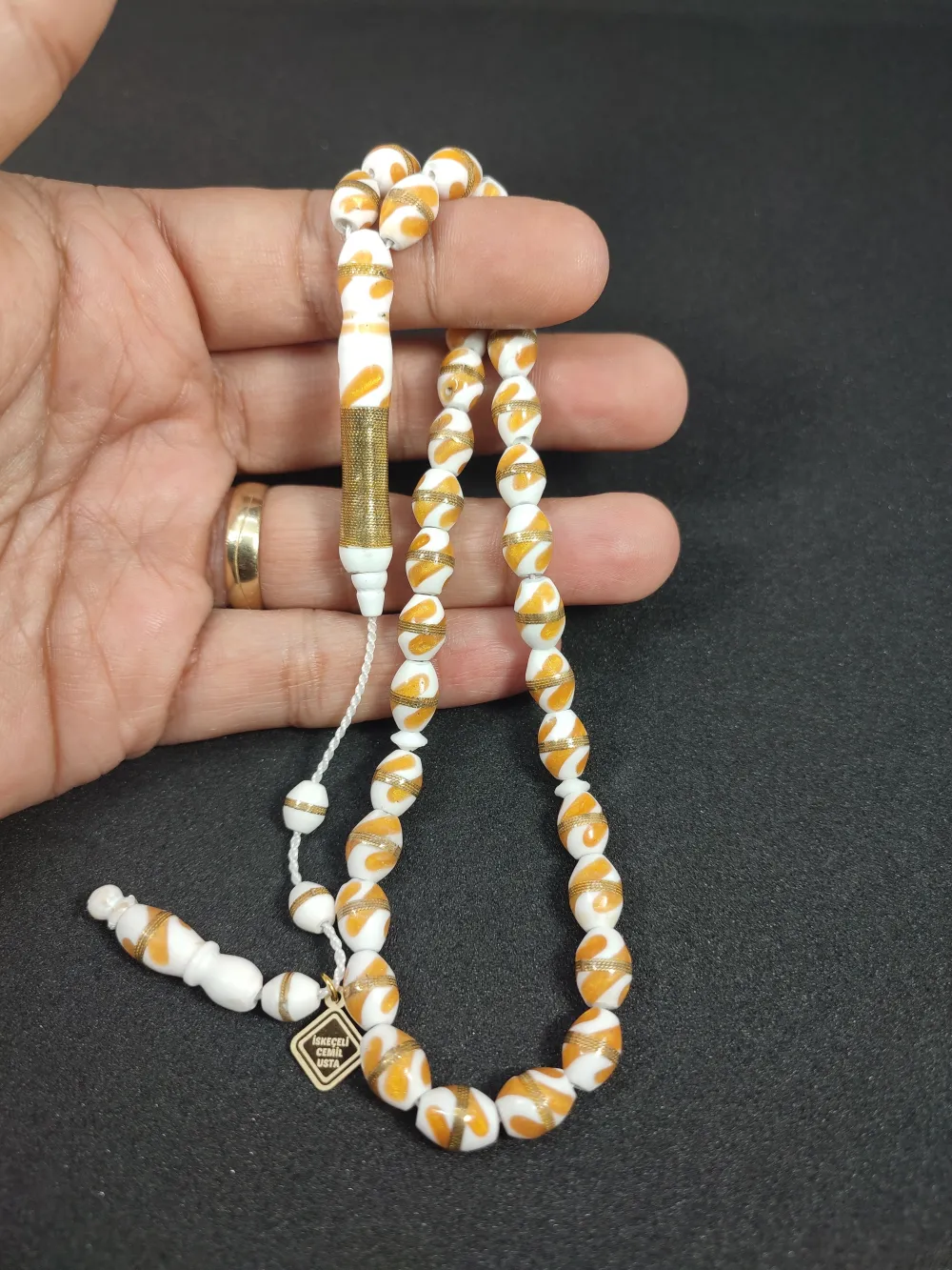 İskeçeli̇ Cemi̇l  Usta Eseri̇ Mi̇neli̇ Sarmal Deve Kemi̇ği̇ küçük resim 4