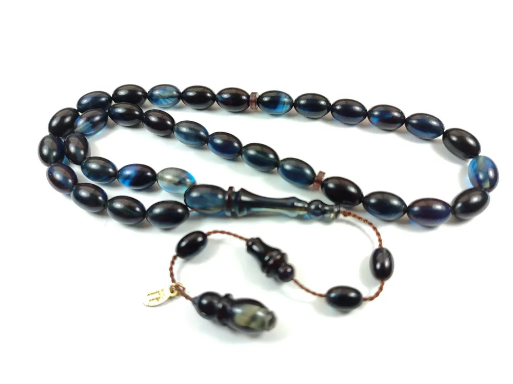 Ayhan Turan Usta İşi̇ İmzalı Mühürlü Sıkma Kehri̇bar küçük resim 3