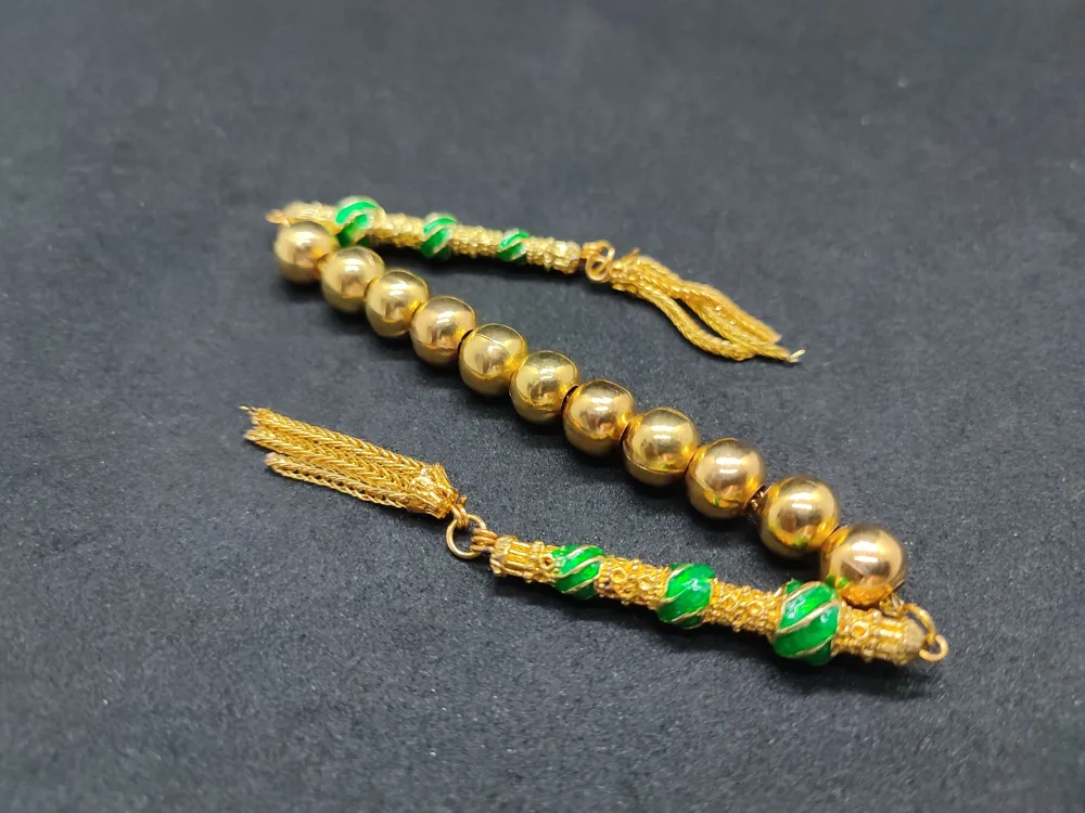 Bu Fi̇yata Yok! Çi̇ft Nakkaş İmame Zaza Model  Düşük Ayar Gümüş Tesbi̇h