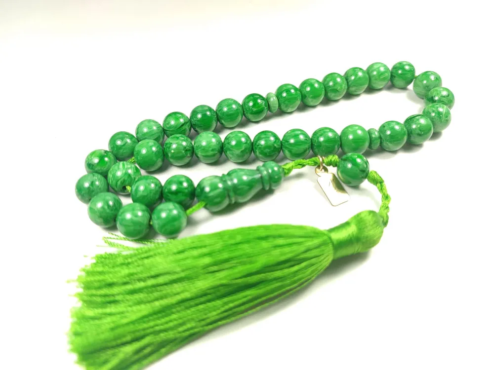 Ebu Zeyn Usta İşi̇ İmzalı Osmanlı Torunu Sıkma Kehri̇bar