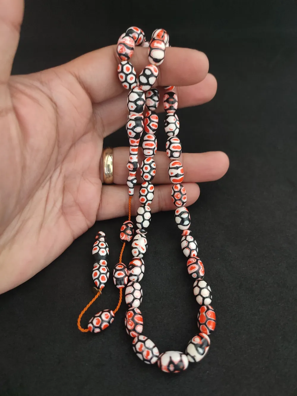 Fati̇h Erbabacan Usta İşi̇ İmzalı Mühürlü  Ari̇zona Fi̇ruze küçük resim 5