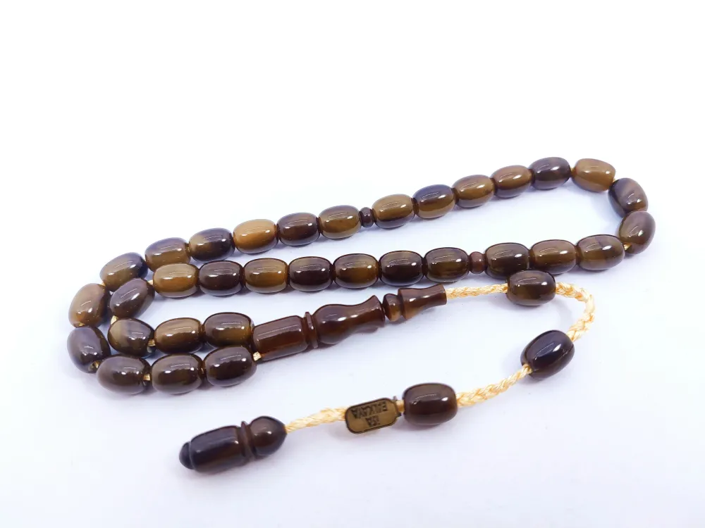 İsa Balkaya Eseri̇ Koni̇k Deli̇m(Eski̇ Usul) 12 Kat İpe Di̇zi̇li̇ Eski̇ Sıkma Kehri̇bar