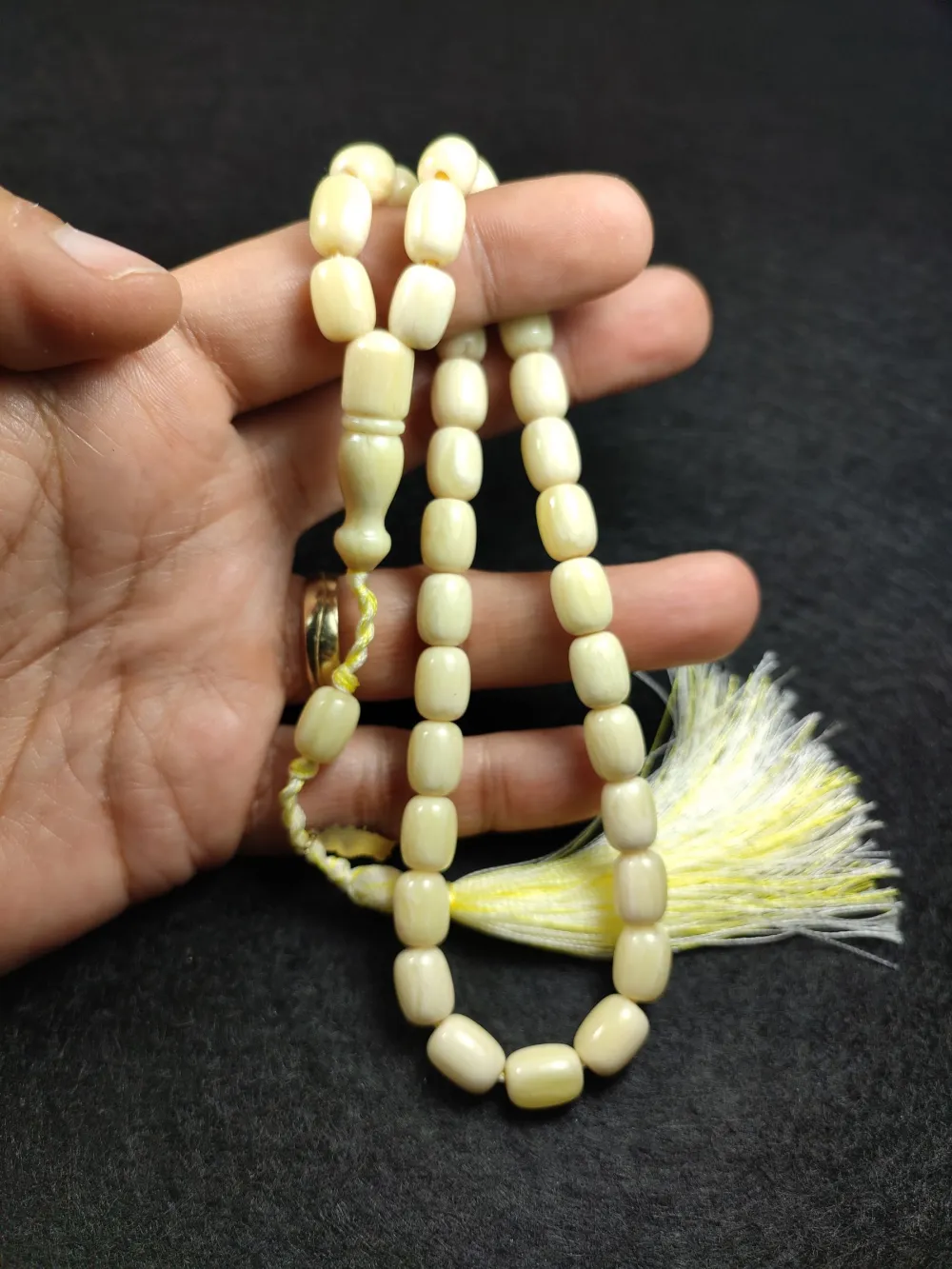 Ebu Zeyn Usta İşi̇ İmzalı Mühürlü Sıkma Kehri̇bar küçük resim 4