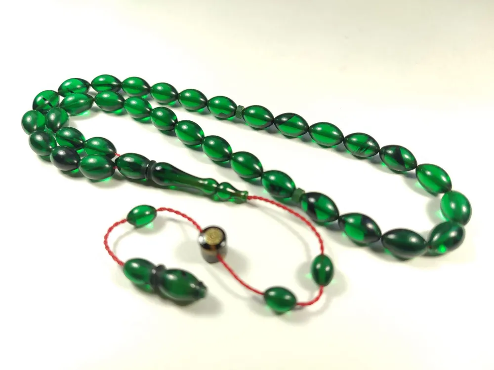 Mehmet Sancaktar Usta İşi̇ İmzalı Mühürlü  Sıkma Kehri̇bar küçük resim 2