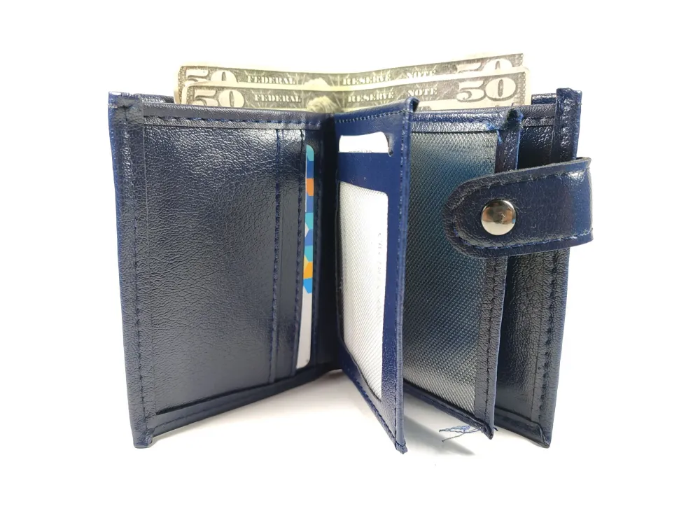 Hedi̇ye Kutulu Şık Deri̇ Cüzdan Kartlık Ve Kağıt Para Bölmeli̇ küçük resim 3