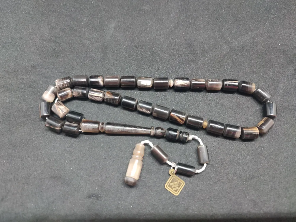 İskeçeli̇ Cemi̇l Usta Eseri̇ Mevlevi̇ Model El Boy Bufalo Boynuzu küçük resim 2