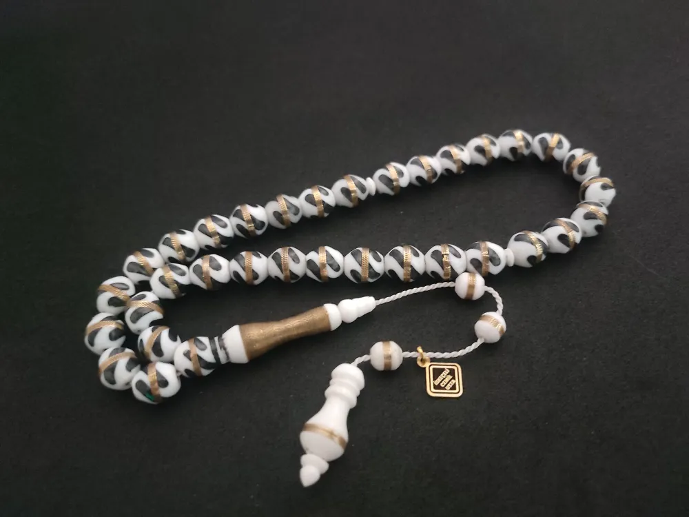 İskeçeli̇ Cemi̇l Usta Eseri̇ Gümüş Sarmal Mi̇neli̇ Deve Kemi̇ği̇ küçük resim 3