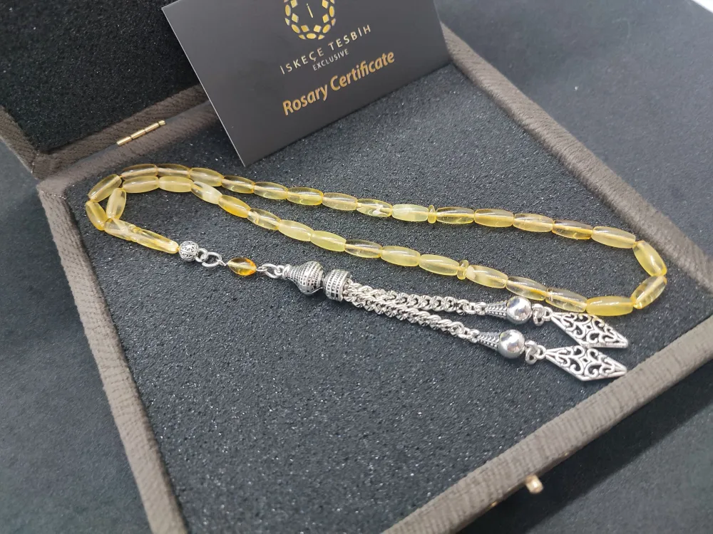 475 Ayar Gümüş Püsküllü Vıp Kutulu 12.28 Gr. Li̇tvanya Kaya Damla küçük resim 2