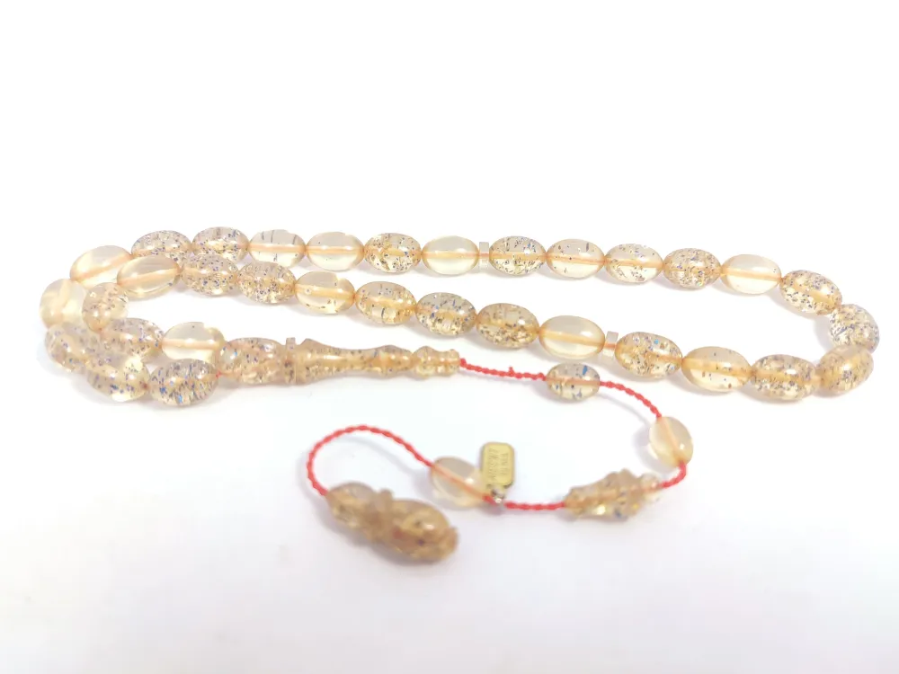 Mesut Elma Usta Eseri̇ 0.6 Deli̇m Çi̇ft Ci̇lalı Gümüş Varaklı Ateş-İ Kehri̇bar küçük resim 2