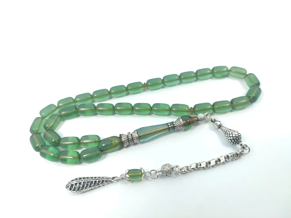 Şevket Alkan Usta İşi̇ 925 Ayar Gümüş Nakkaş İmame  Ateş-İ Kehri̇bar küçük resim 3