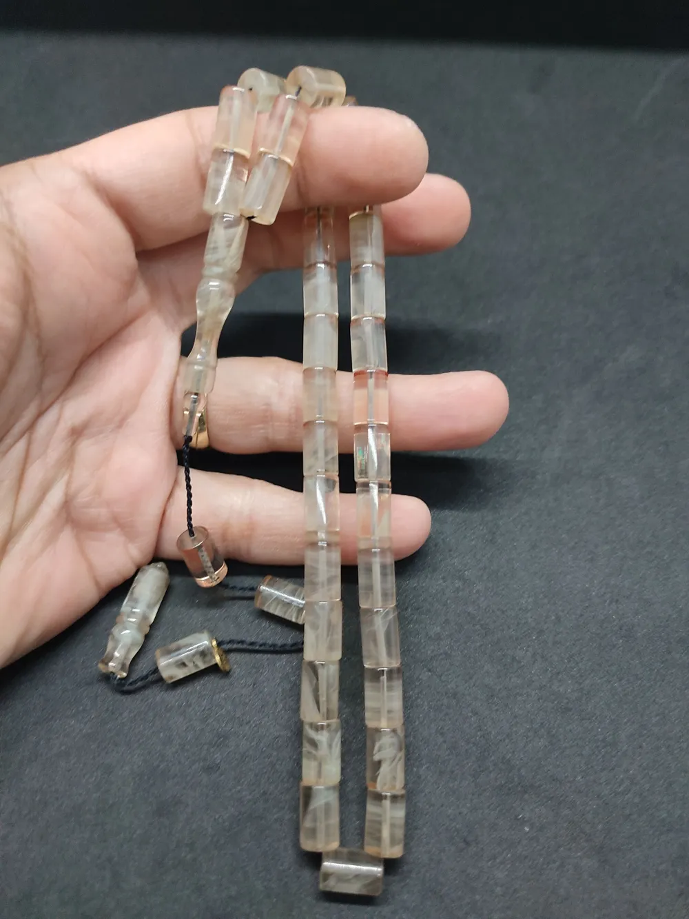 Erhan Turan Usta Eseri̇ 0.6 Şeffaf Deli̇m Çi̇ft Kat Ci̇lalı Ok Gi̇bi̇ Ateş-İ Kehri̇bar  küçük resim 4