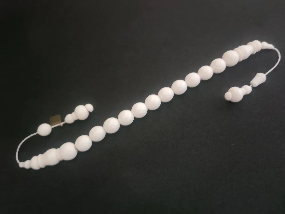 İskeçeli̇ Cemi̇l Usta Eseri̇ Çi̇ft İmame Zaza Model Naturel Deve Kemi̇ği̇ küçük resim 3