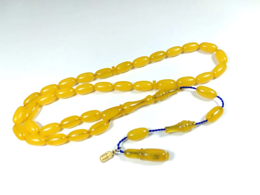 Ayhan Turan Usta İşi̇ İmzalı 0.6 Mi̇li̇m Şeffaf Deli̇m Sıkma Kehri̇bar küçük resim 2