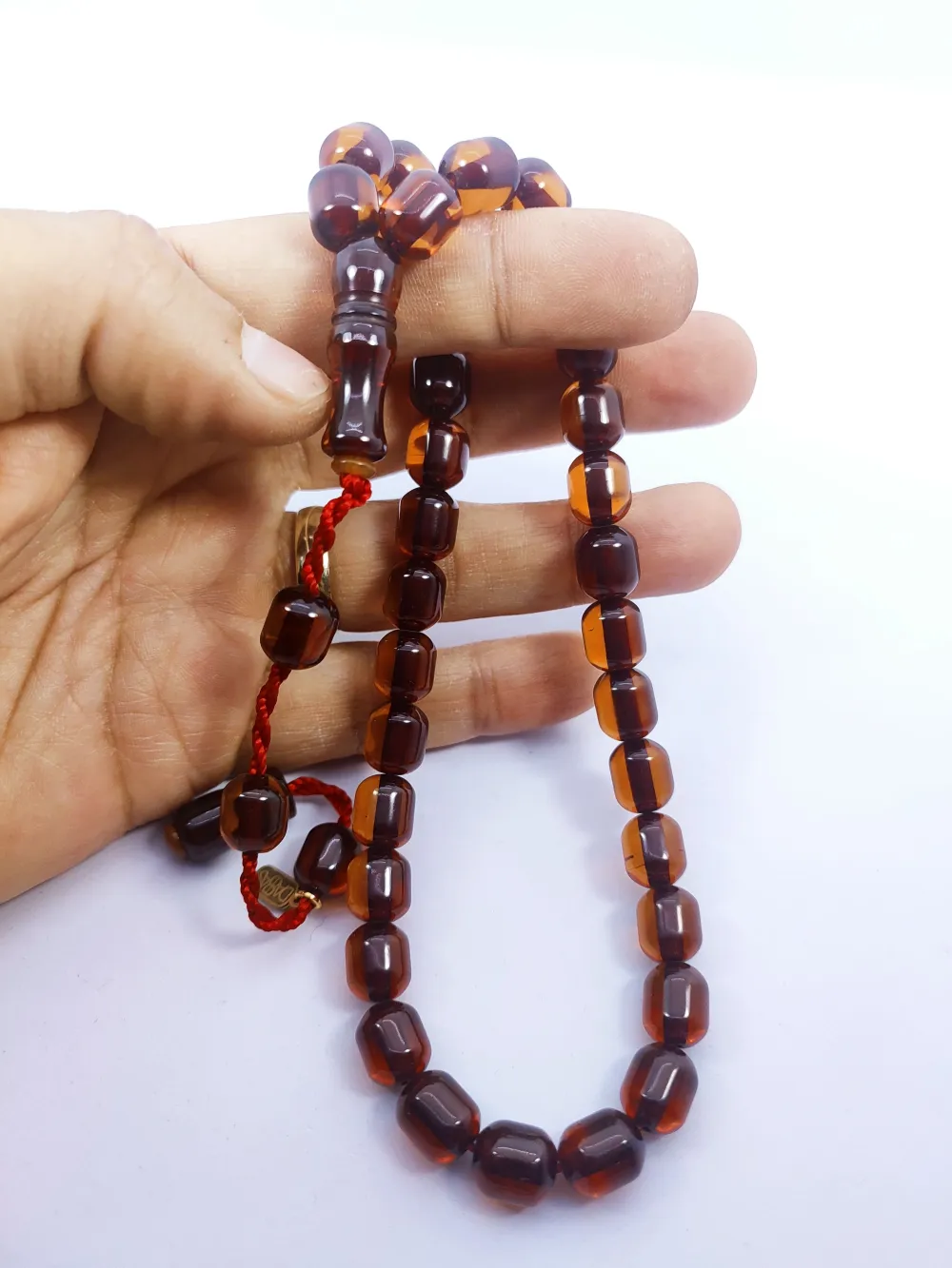 Muhammed Dabbas Usta İşi̇ İmzalı Sıkma Kehri̇bar küçük resim 5