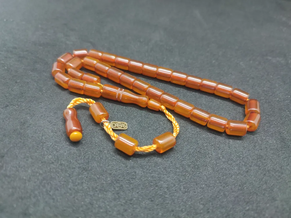 Dabbas Usta Eseri̇ İmzalı El Boy Alman Faturan Sıkma Kehri̇bar küçük resim 2