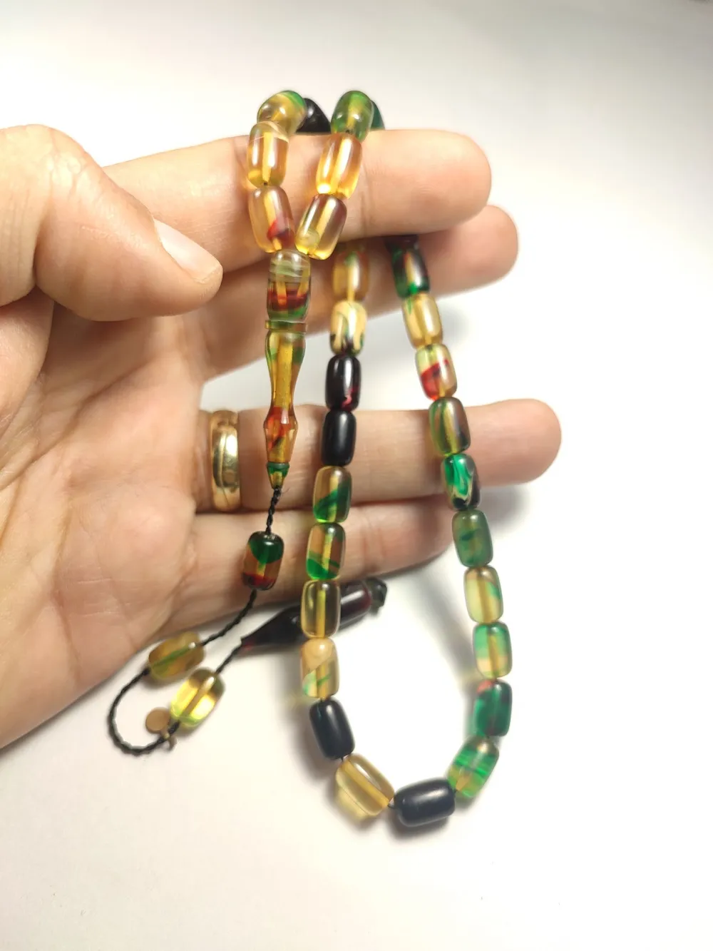 Erkan Çubukçu Usta İşi̇ İmzalı Mühürlü Ateş-İ Kehri̇bar küçük resim 5