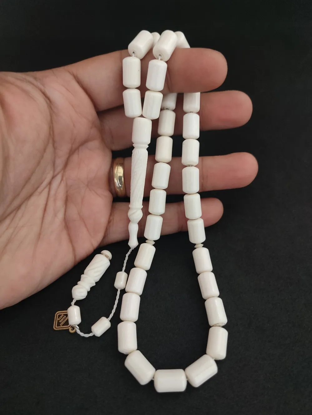 İskeçeli̇ Cemi̇l Usta Eseri̇ İmame Hi̇tame Kalem Oyma Sanatı Deve Kemi̇ği̇ küçük resim 4