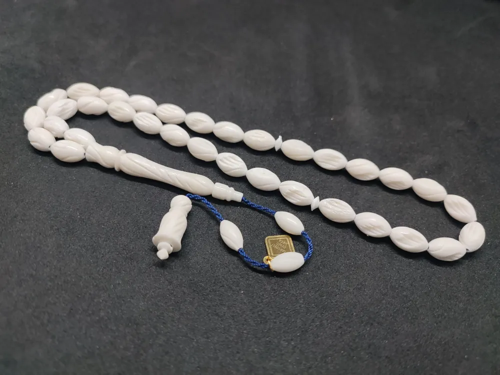 İskeçeli̇ Cemi̇l Usta Eseri̇ Kalemkar İşçi̇li̇kli̇  Deve Kemi̇ği̇ küçük resim 3