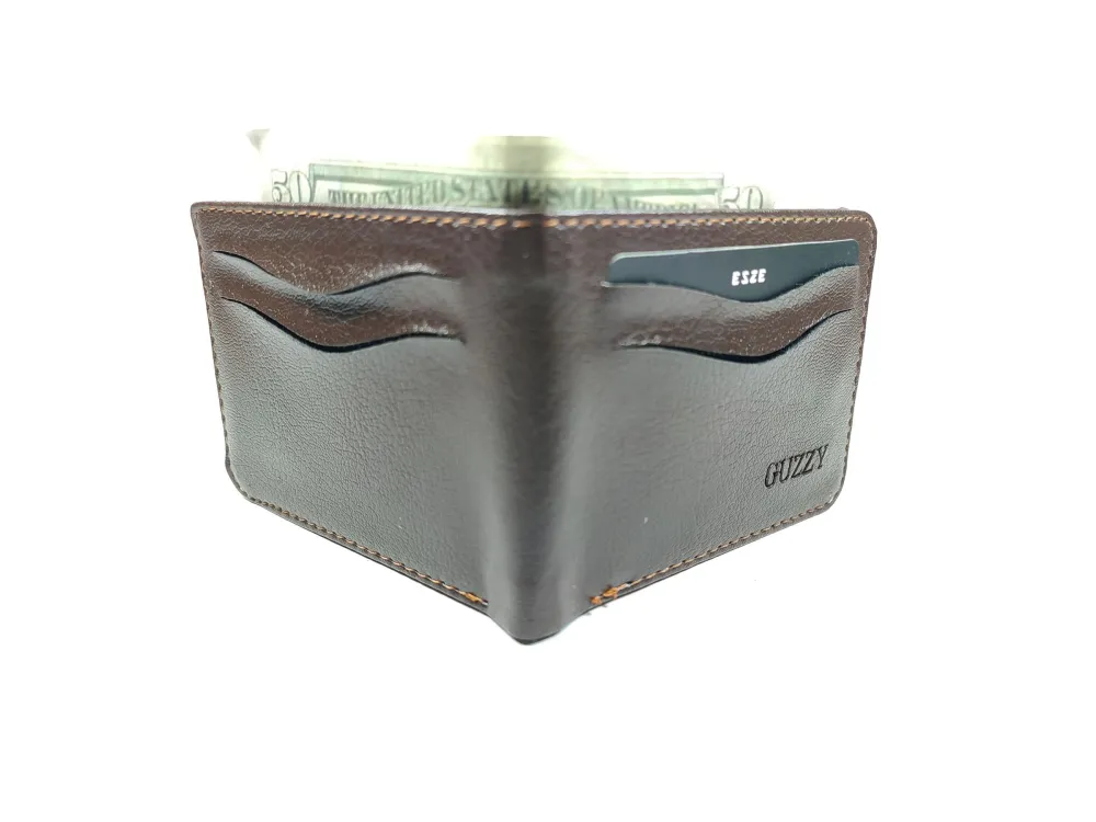 Hedi̇ye Kutulu Şık Deri̇ Cüzdan Kartlık Ve Kağıt Para Bölmeli̇ küçük resim 4