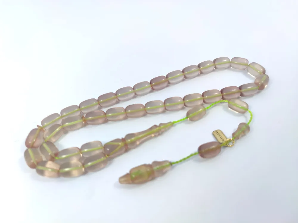 Hayyani̇ Usta İşi̇ İmzalı Rengi̇n Zi̇rvesi̇ Ateş-İ Kehri̇bar