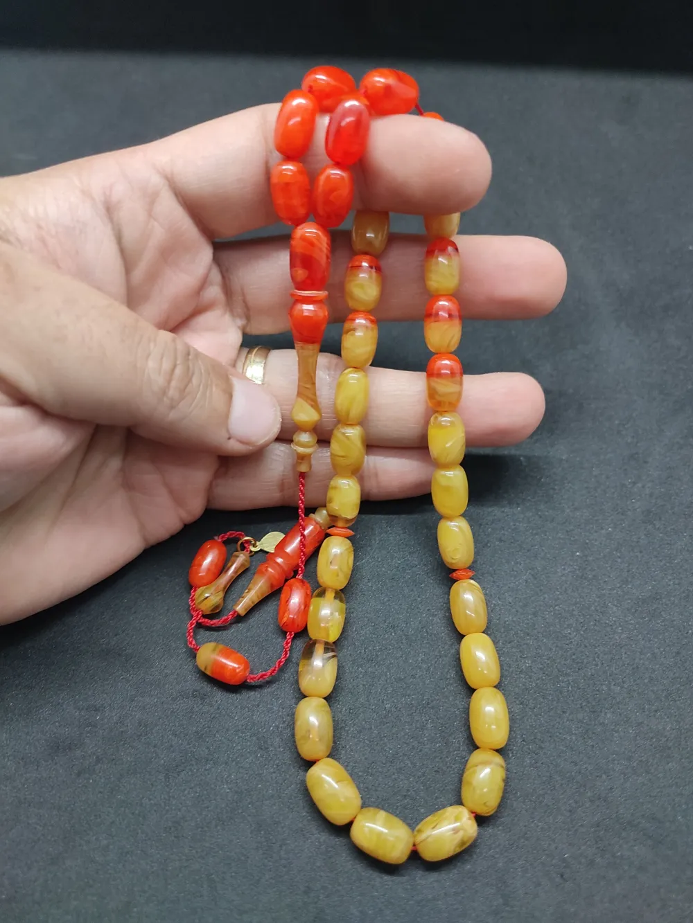 Ayhan Turan Usta Eseri̇ Ful Hare Ful Damar Eski̇ 0.6 Mm Deli̇m Sıkma Kehri̇bar küçük resim 5