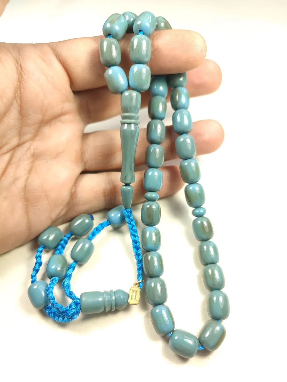 Mehmet Mercan Usta İmzalı Zaza  Model Sıkma Kehri̇bar küçük resim 5