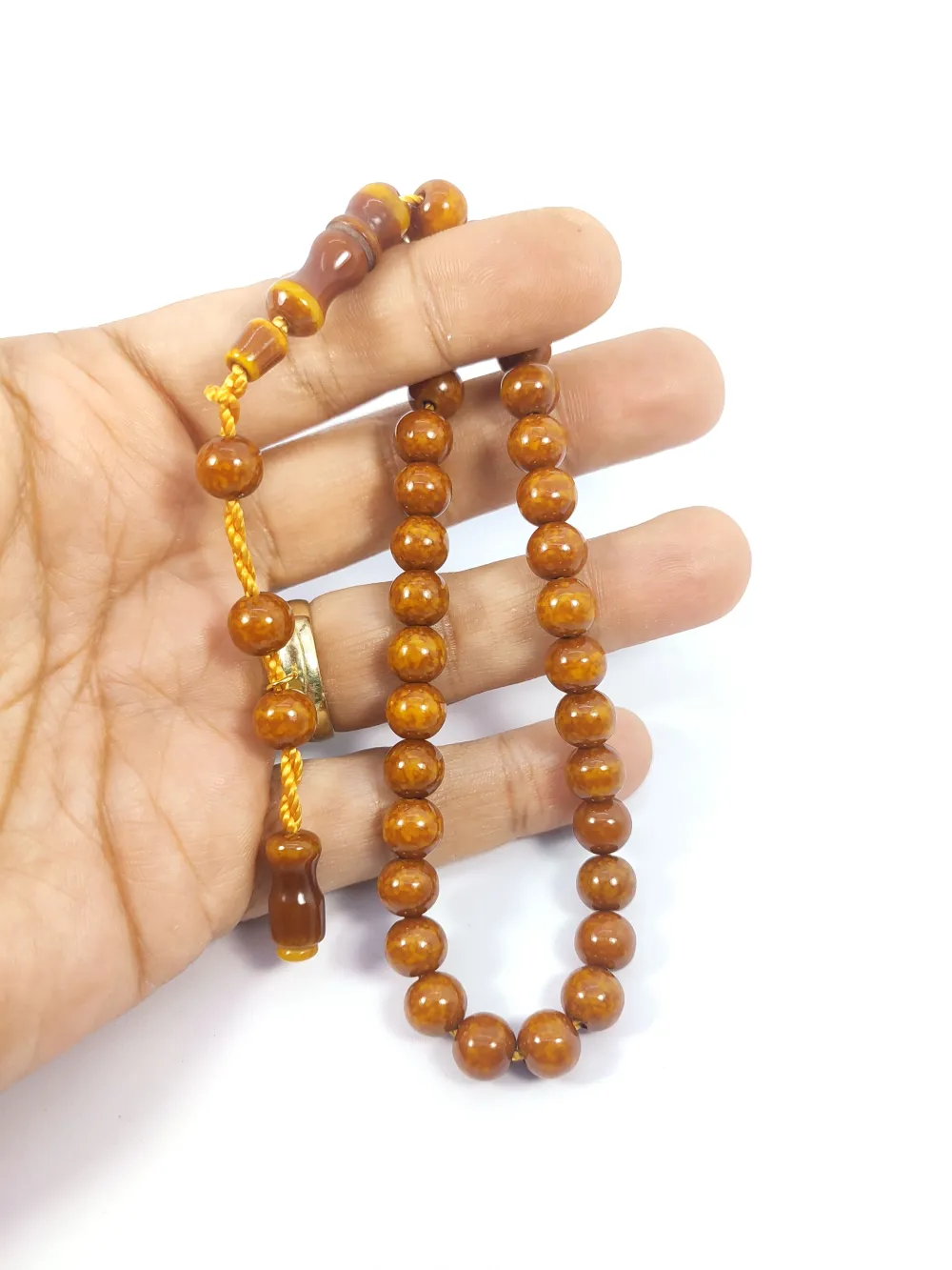 Muhammed Dabbas Usta İşi̇ İmzalı Sıkma Kehri̇bar küçük resim 4