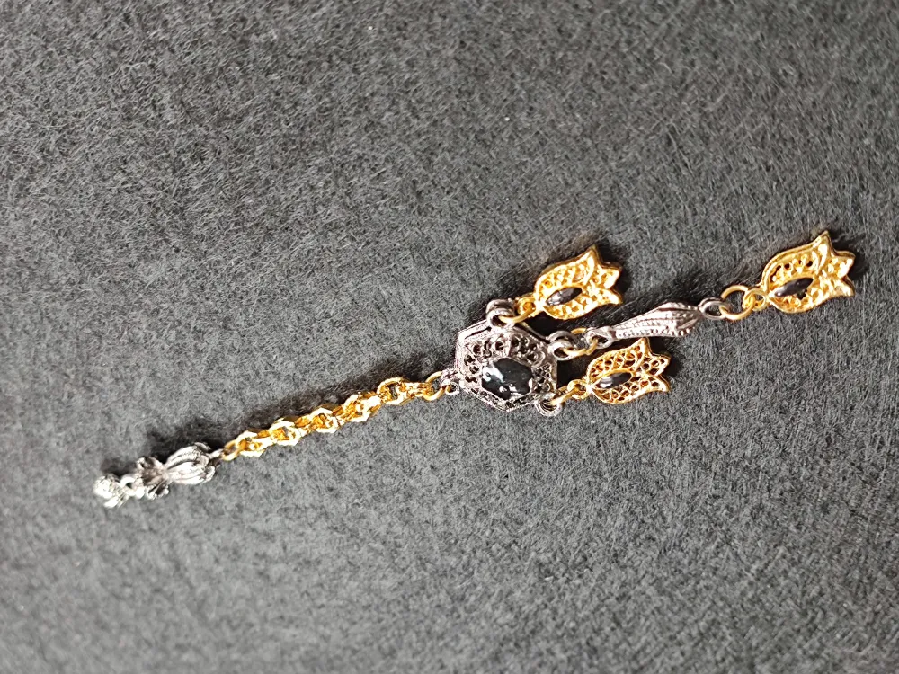 Usta İşçi̇li̇kli̇ Gümüş Kaplama Tesbi̇h Püskülü küçük resim 2