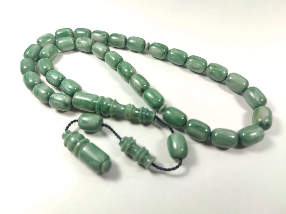 Emi̇na Ri̇şvani̇ Usta İşi̇ İmzalı Multi̇ Color  Sıkma Kehri̇bar küçük resim 2