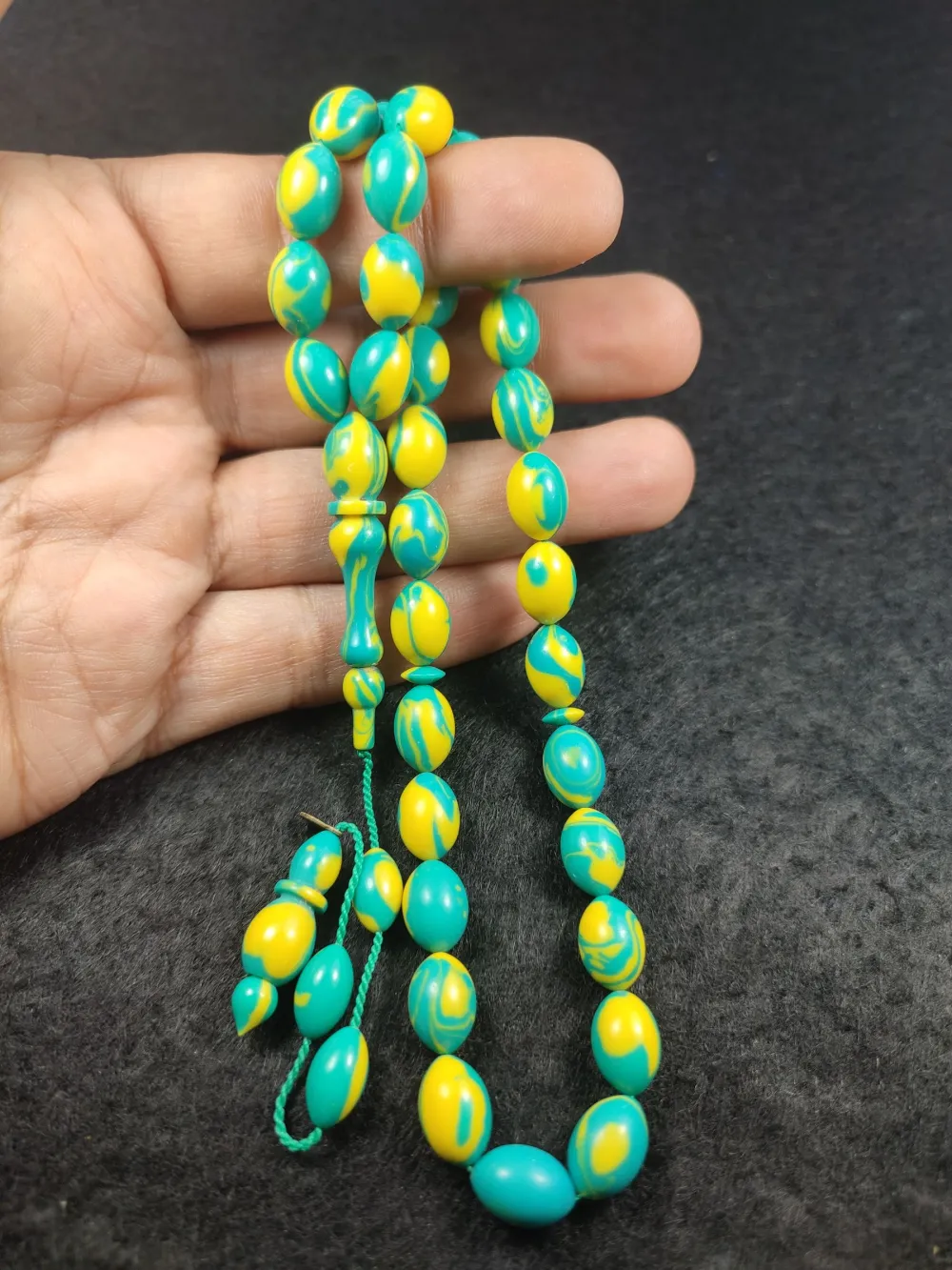 Fati̇h Erbabacan Usta İşi̇ İmzalı Mühürlü  Ari̇zona Fi̇ruze küçük resim 5