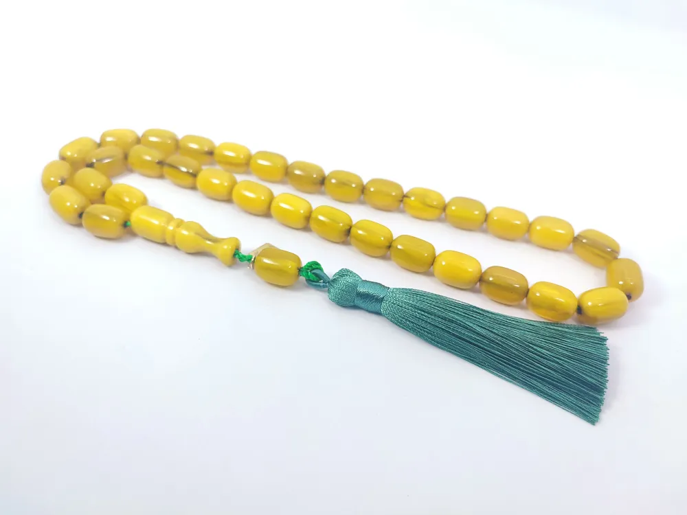 Ebu Zeyn Usta Eseri̇ İmzalı İri̇ Boy Sıkma Kehri̇bar