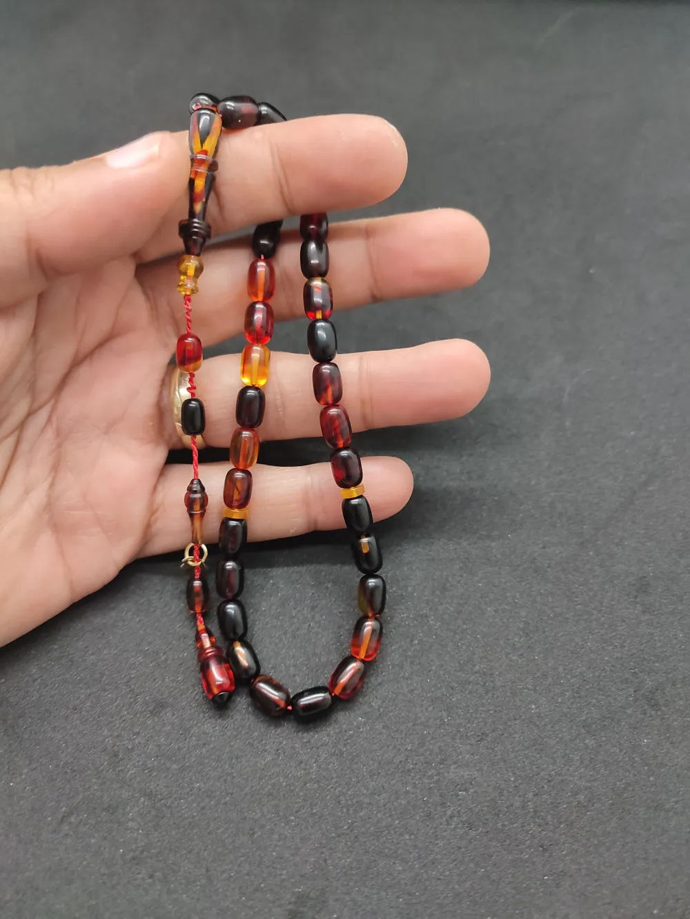 Furkan Gül Usta Eseri̇ El Boy İmame Halkalı Ateş-İ Kehri̇bar küçük resim 2