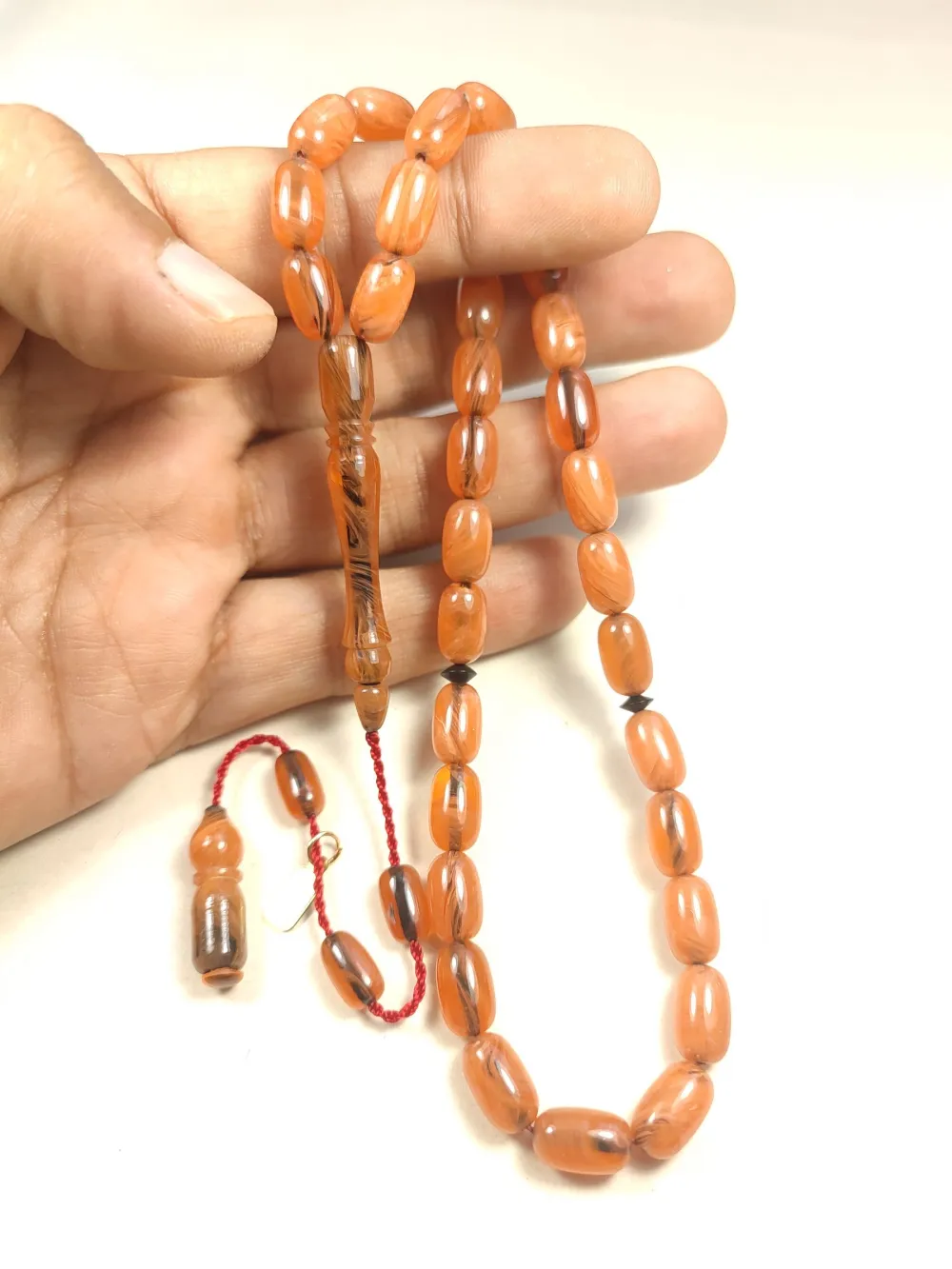 Mesut Elma Usta Eseri̇ İmzalı Kondüsyon Hari̇kası Sıkma Kehri̇bar küçük resim 5