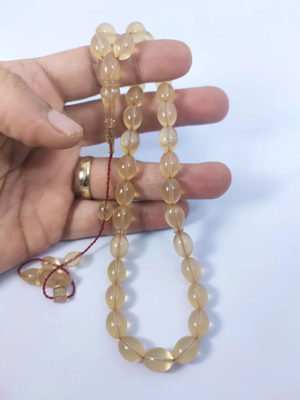 Muhammed Taci̇r Usta Eseri̇ 0.6 Deli̇m Çi̇ft Ci̇lalı Alman Zar Kehri̇bar küçük resim 5