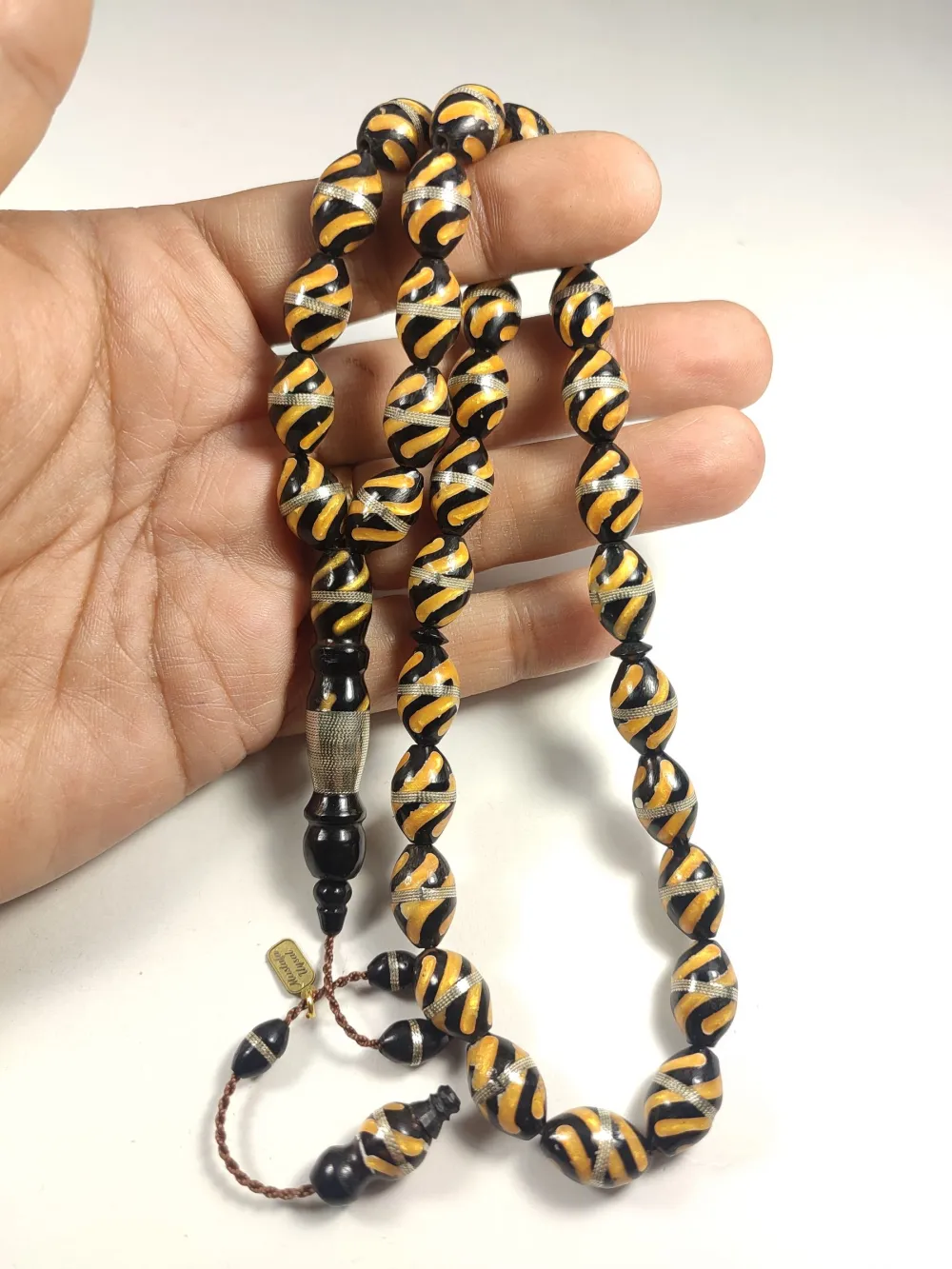 Hali̇l Hi̇lmi̇ Usta İşi̇ İmzalı Mi̇neli̇ Sarmal Kuka küçük resim 4