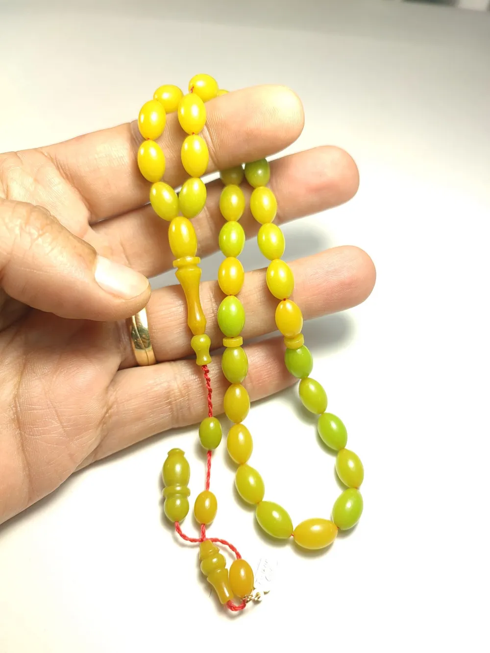 Furkan Gül Usta İşi̇ İmzalı Mühürlü  Sıkma Kehri̇bar küçük resim 5