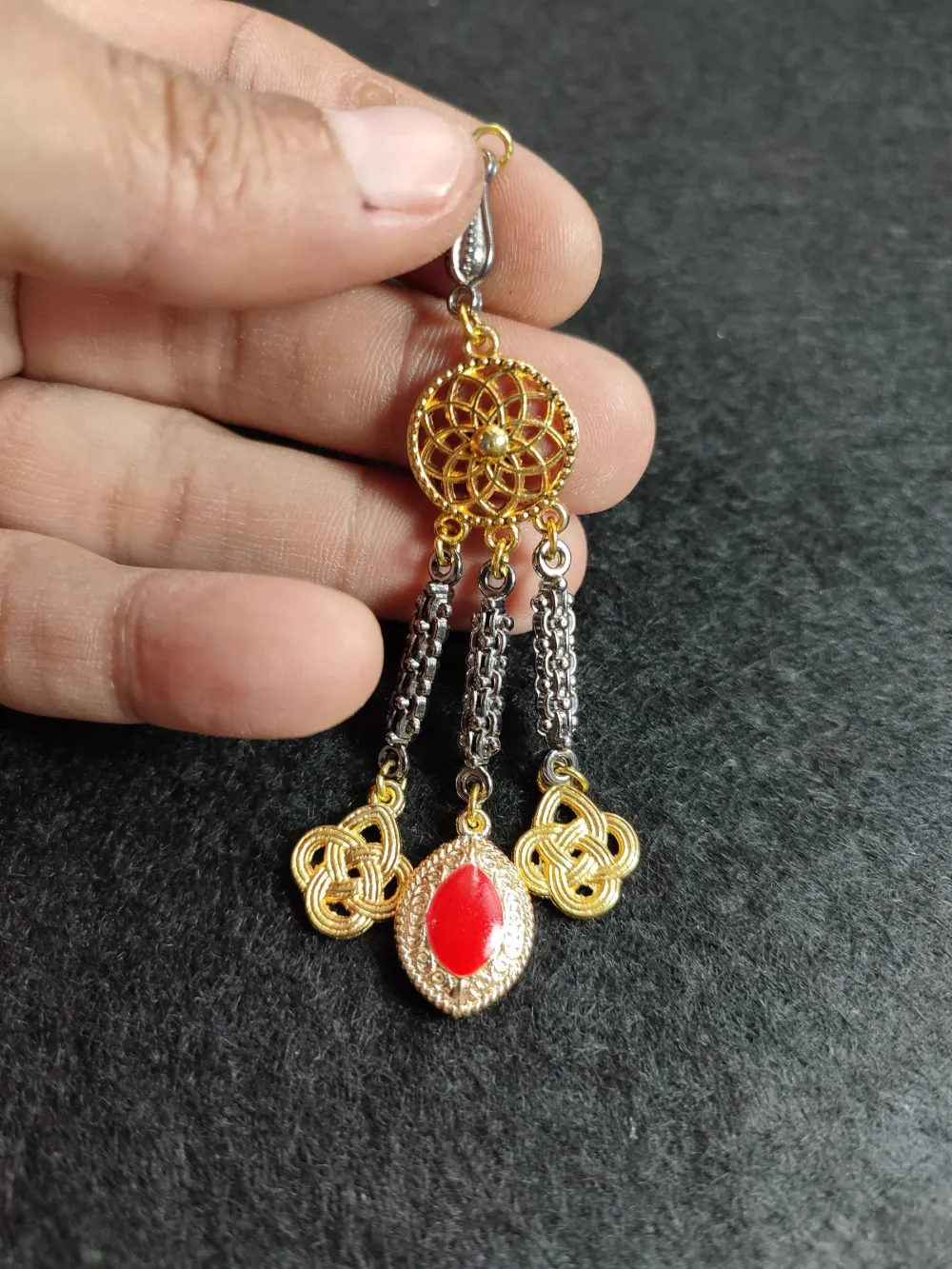 Alman Gümüş Tesbi̇h Püskülü küçük resim 2