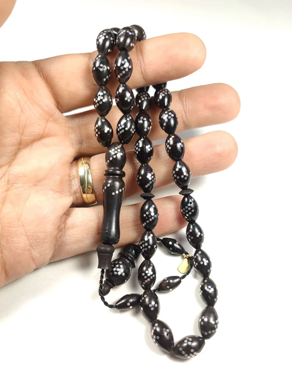 Hali̇l Hi̇lmi̇ Usta İşi̇ İmzalı 925 Ayar Gümüş Çakımlı Kuka küçük resim 4