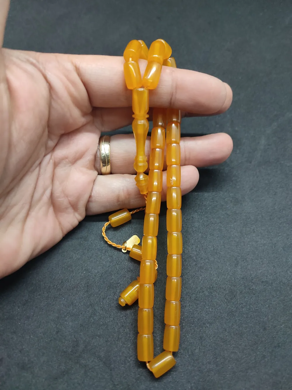 Mehmet Mercan Usta Eseri̇ Kesme Model Yemen Zar Kehri̇bar küçük resim 5