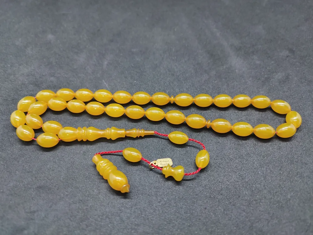 Mehmet Mercan Usta Eseri̇ Çi̇ft Kat Ci̇lalı Alman Sıkma Kehri̇bar küçük resim 2