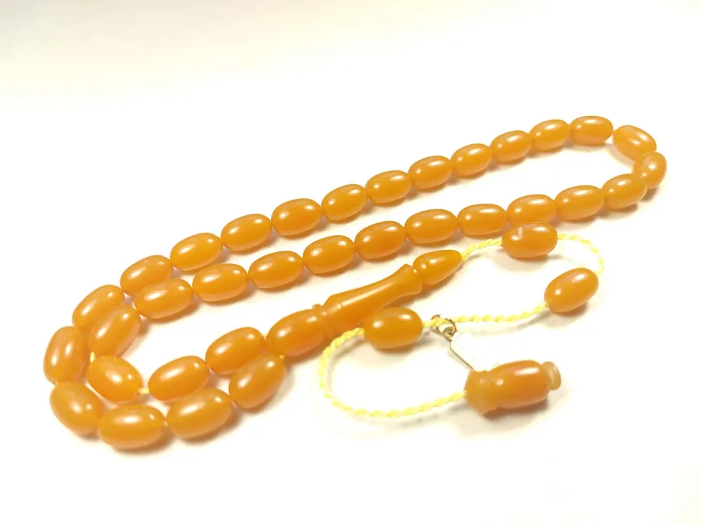 Mesut Elma Usta Eseri̇ İmzalı Kondüsyon Hari̇kası Sıkma Kehri̇bar küçük resim 3