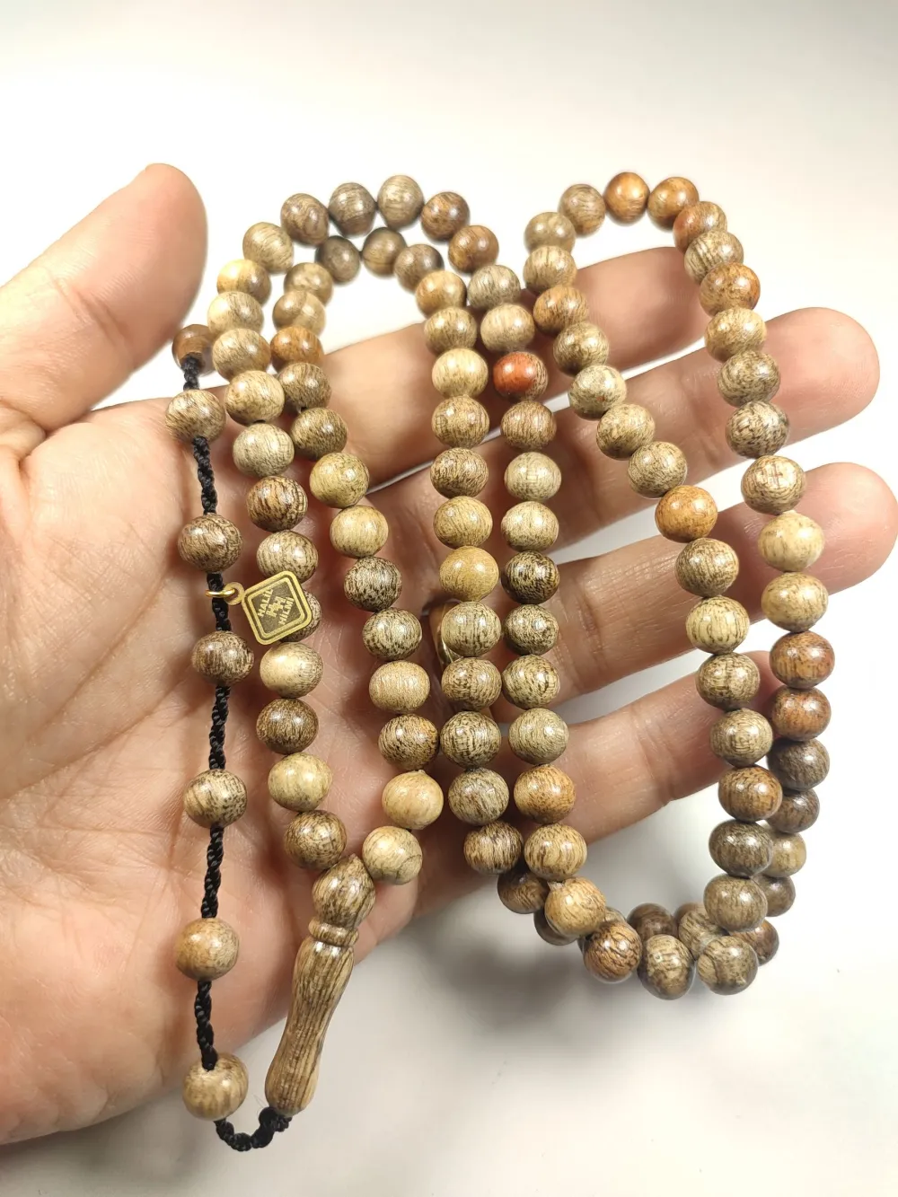 Hali̇l Hi̇lmi̇ Usta İşi̇ İmzalı Sakızlık Ağacı Namaz Tesbi̇hi̇ küçük resim 5