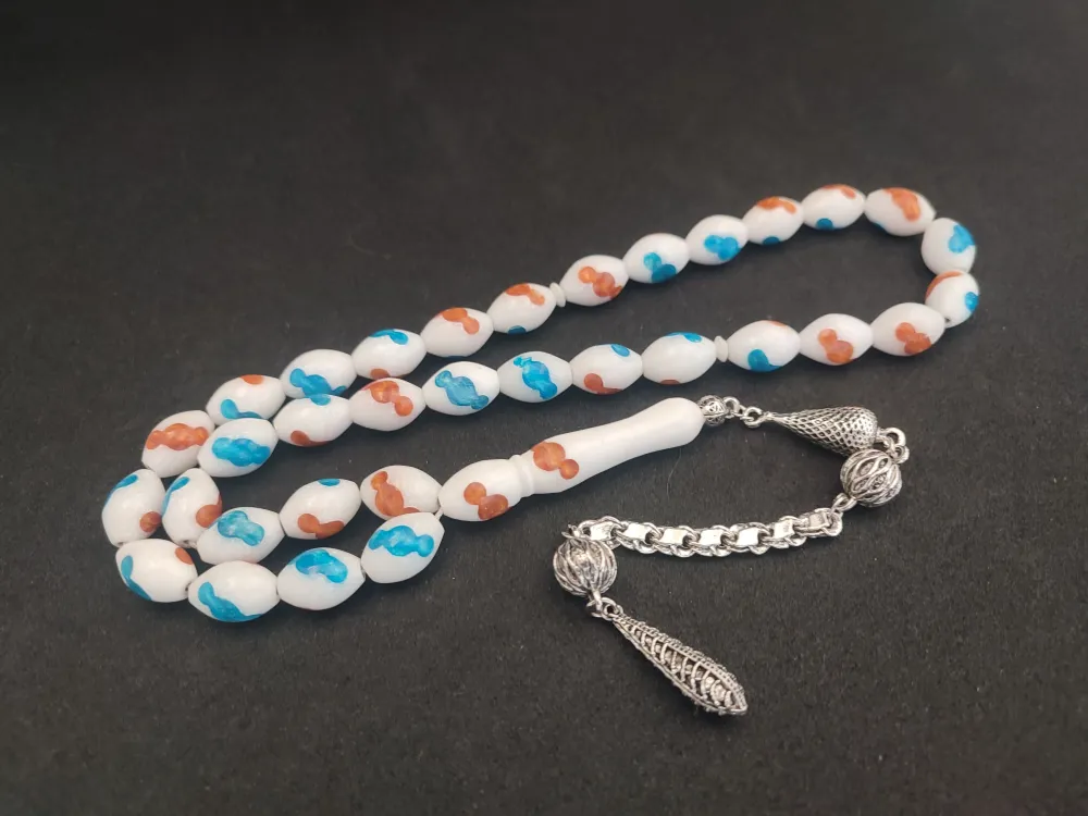 Mi̇ne Ve Kehri̇bar İşlemeli̇ İri̇ Boy Deve Kemi̇ği̇ küçük resim 3