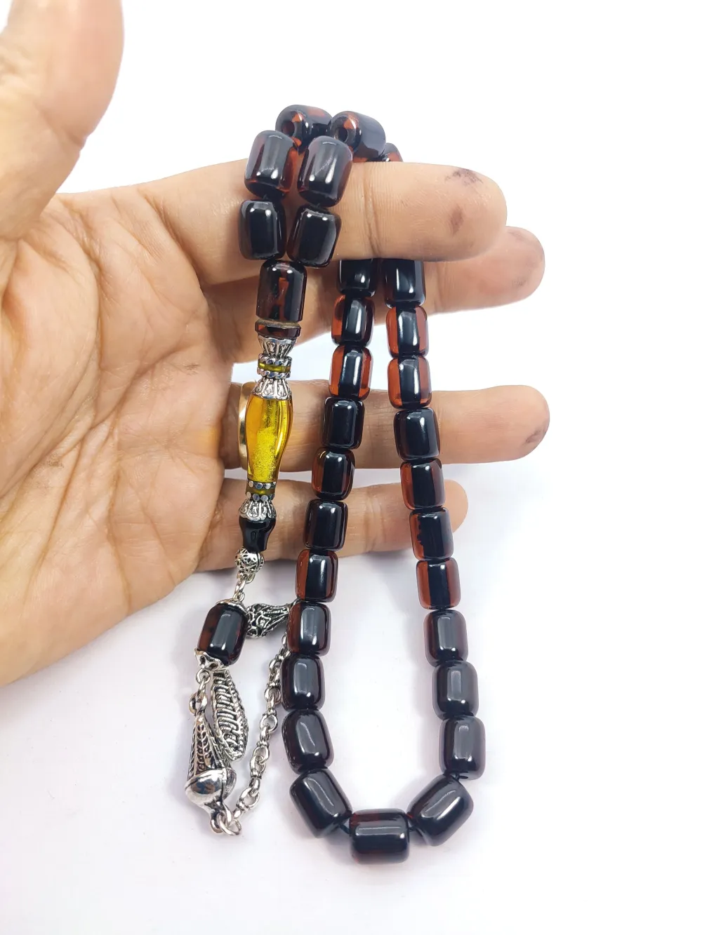 Zeyn Usta Eseri̇ 925 Ayar Gümüş Nakkaş  Alman Faturan küçük resim 4