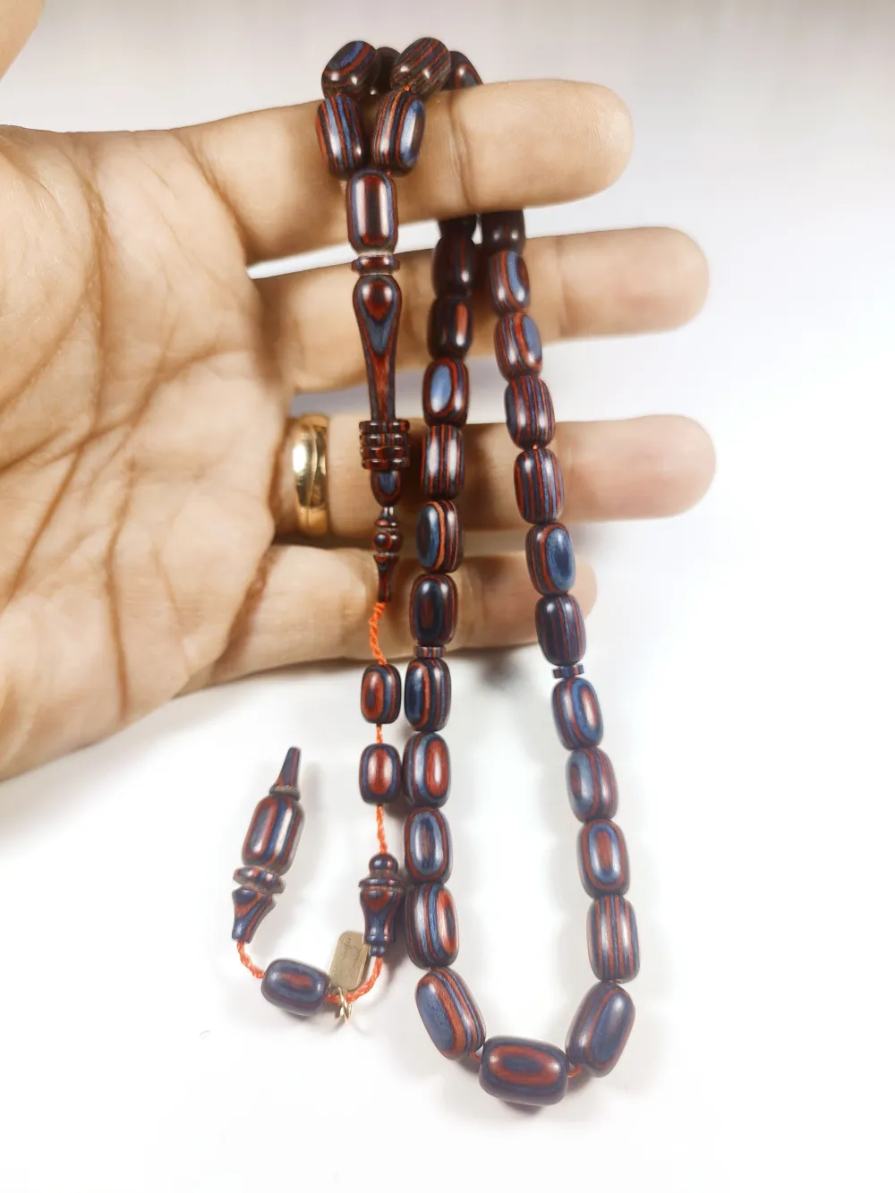 Hali̇l Hi̇lmi̇ Usta İşi̇ İmzalı Halkalı Nadi̇r Tür Nadi̇r Renk Doğal Kafur Ağacı küçük resim 5