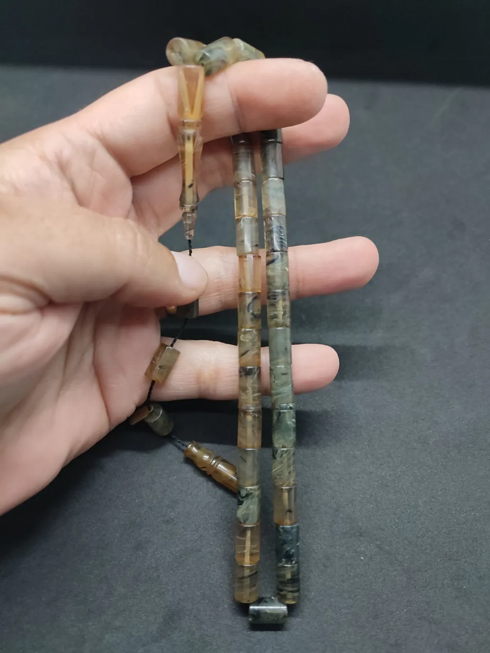 Uğur Şener Usta Eseri̇ 0.6 Şeffaf Deli̇m Çi̇ft Kat Ci̇lalı Ok Gi̇bi̇ Sıkma Kehri̇bar