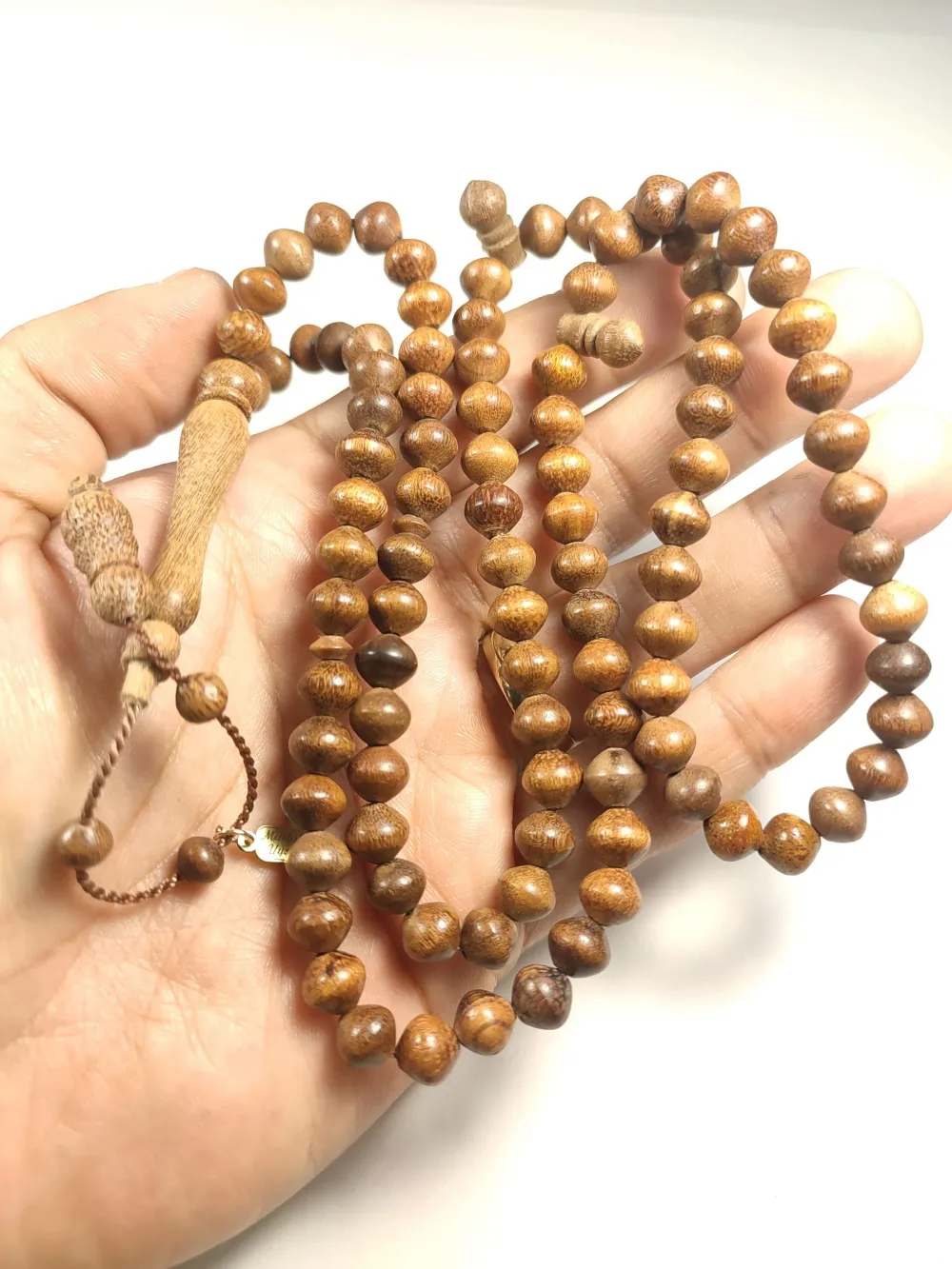 Hali̇l Hi̇lmi̇ Usta İmzalı Mühürlü Dark Hegnes Namaz Tesbi̇hi̇ küçük resim 5