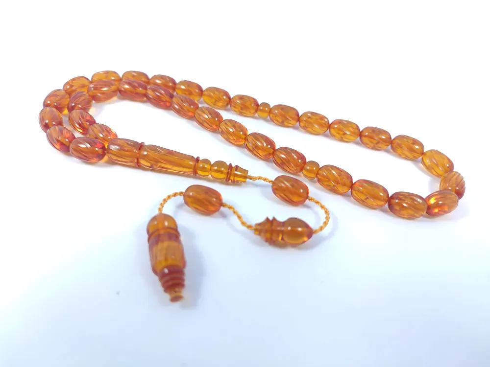 Efsane Usta Muhammed Erden Vıp Seri̇si̇ Kalem Oyma Alman Zar Kehri̇bar küçük resim 4