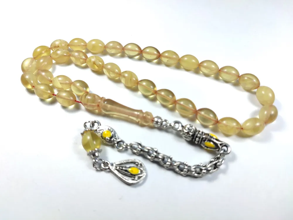 Alman Gümüş Püskül Kombi̇nli̇ 0.6 Deli̇m Sıkma Kehri̇bar küçük resim 3